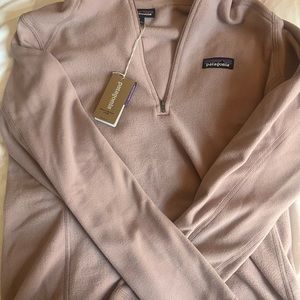 NWT Patagonia Pink 1/4 Zip Jacket